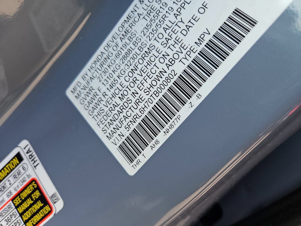 Certified 2026 Honda Odyssey Sport-L image 14