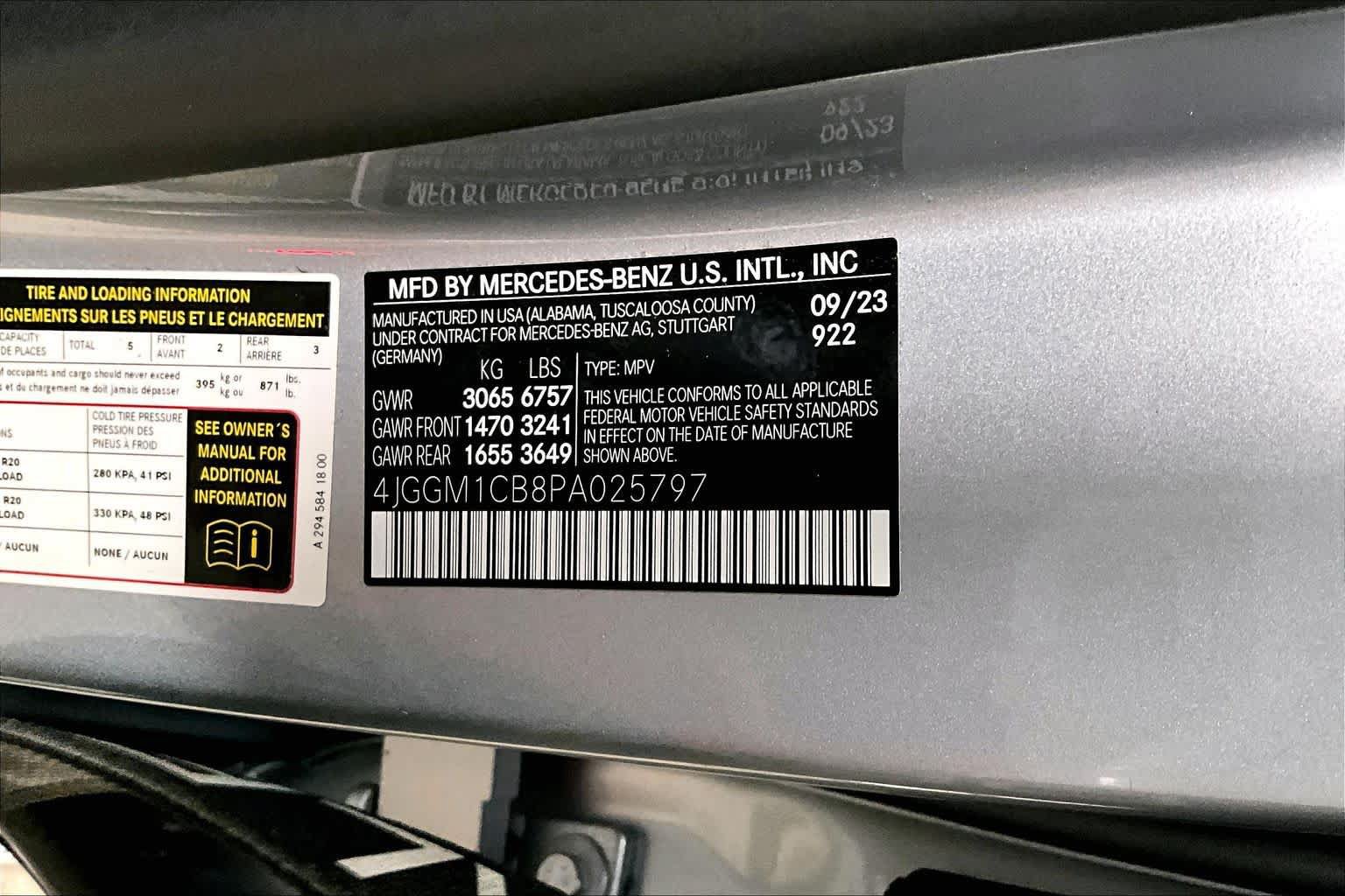 Certified 2023 Mercedes-Benz EQE 350+ 4MATIC SUV image 31