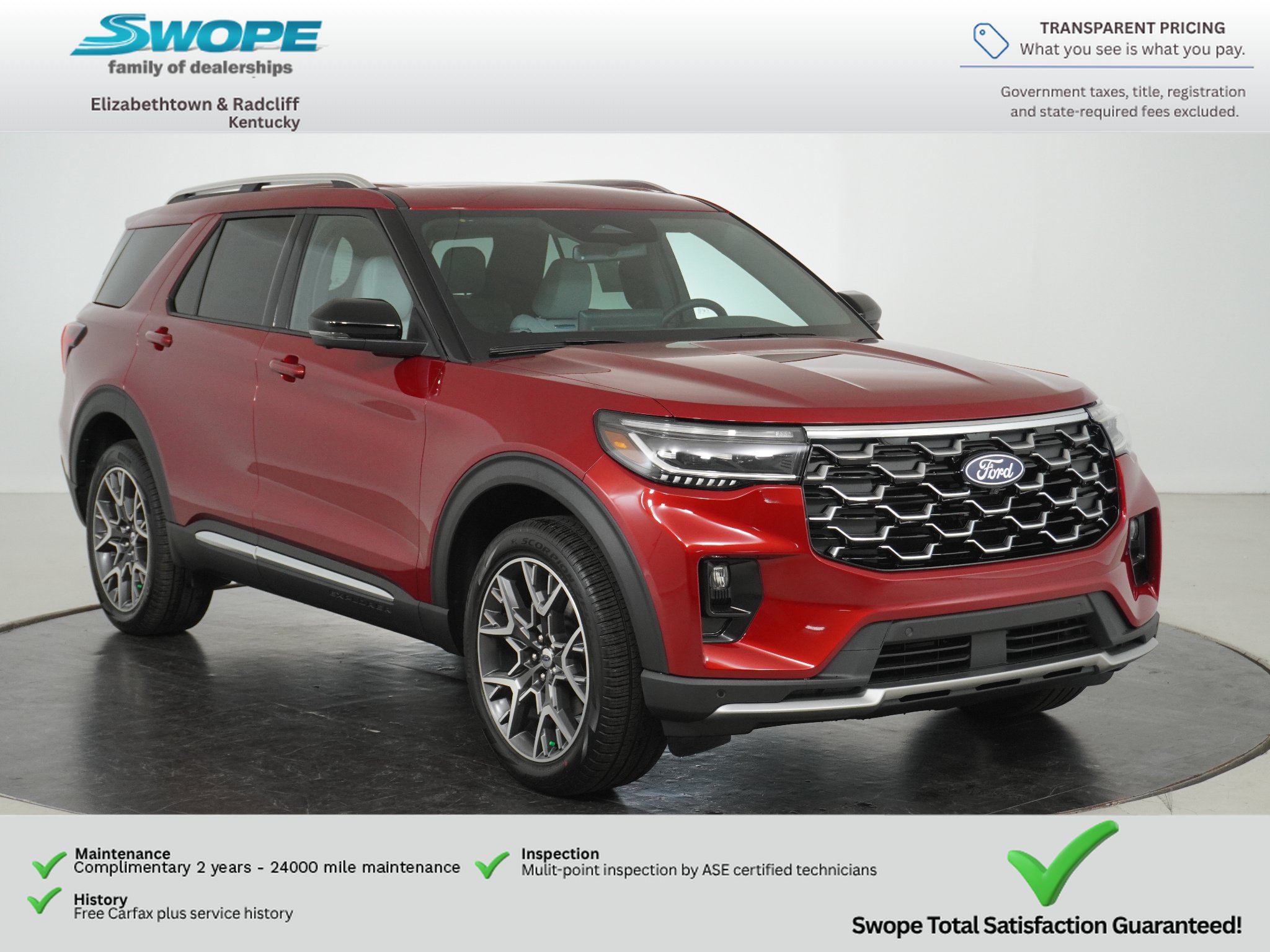 New 2027 Ford Explorer Platinum w/ 3.0L Ultimate Package