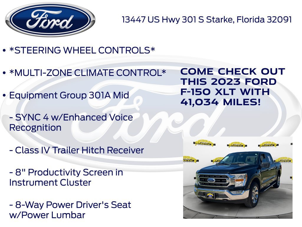 Certified 2023 Ford F150 XLT w/ Equipment Group 301A Mid AWD/4WD image 17