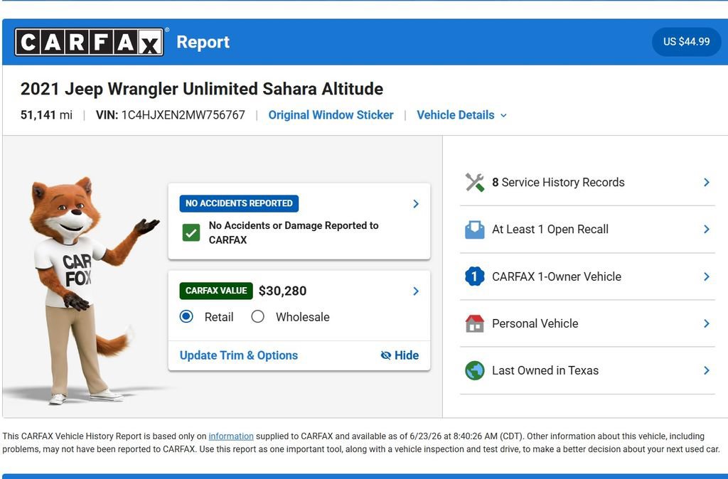 Used 2021 Jeep Wrangler Unlimited Sahara AWD/4WD image 10