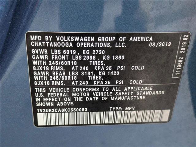 Used 2019 Volkswagen Atlas SE image 26