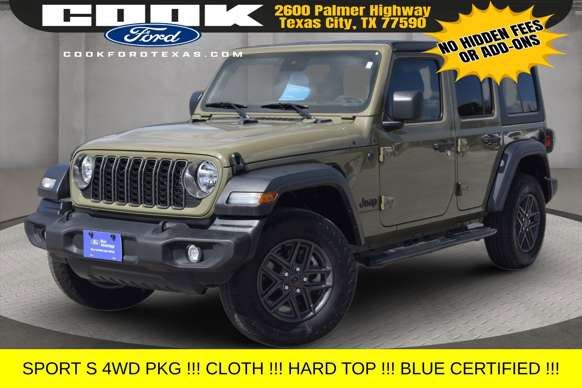 Used 2025 Jeep Wrangler Sport S AWD/4WD image 1