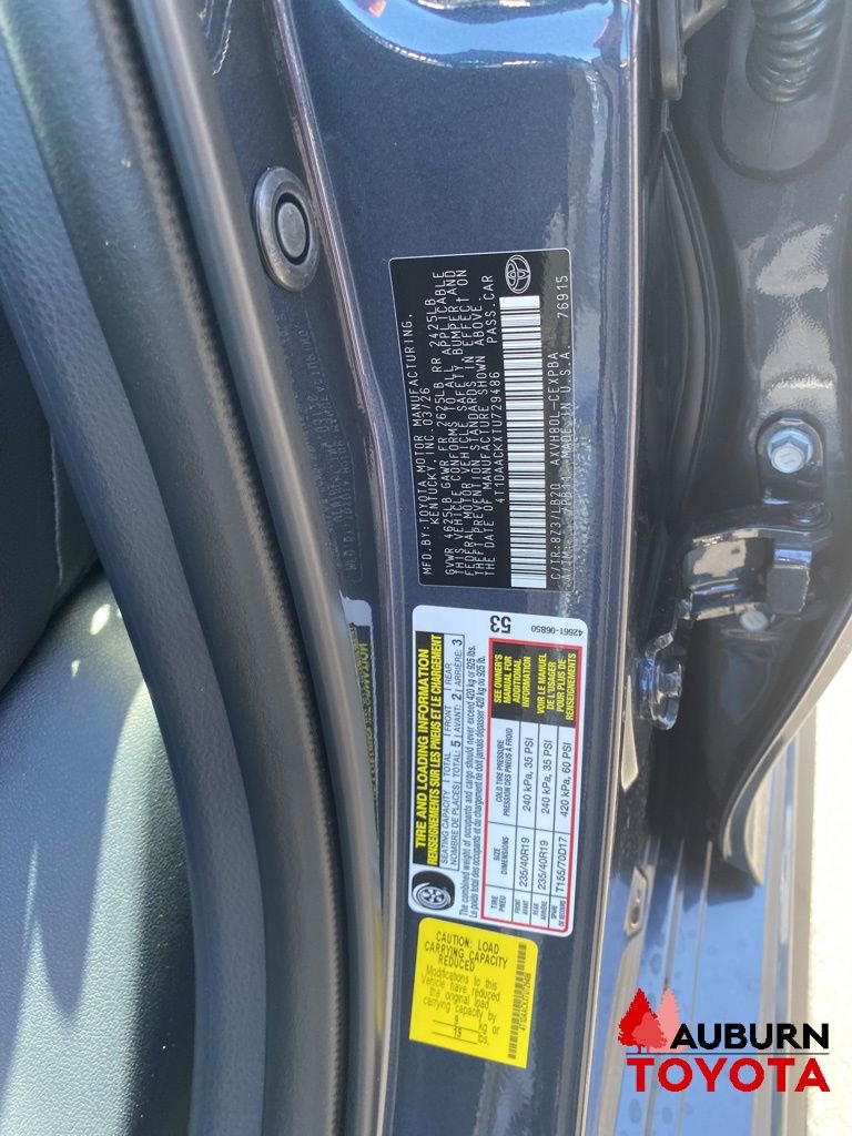 New 2026 Toyota Camry XSE FWD image 30