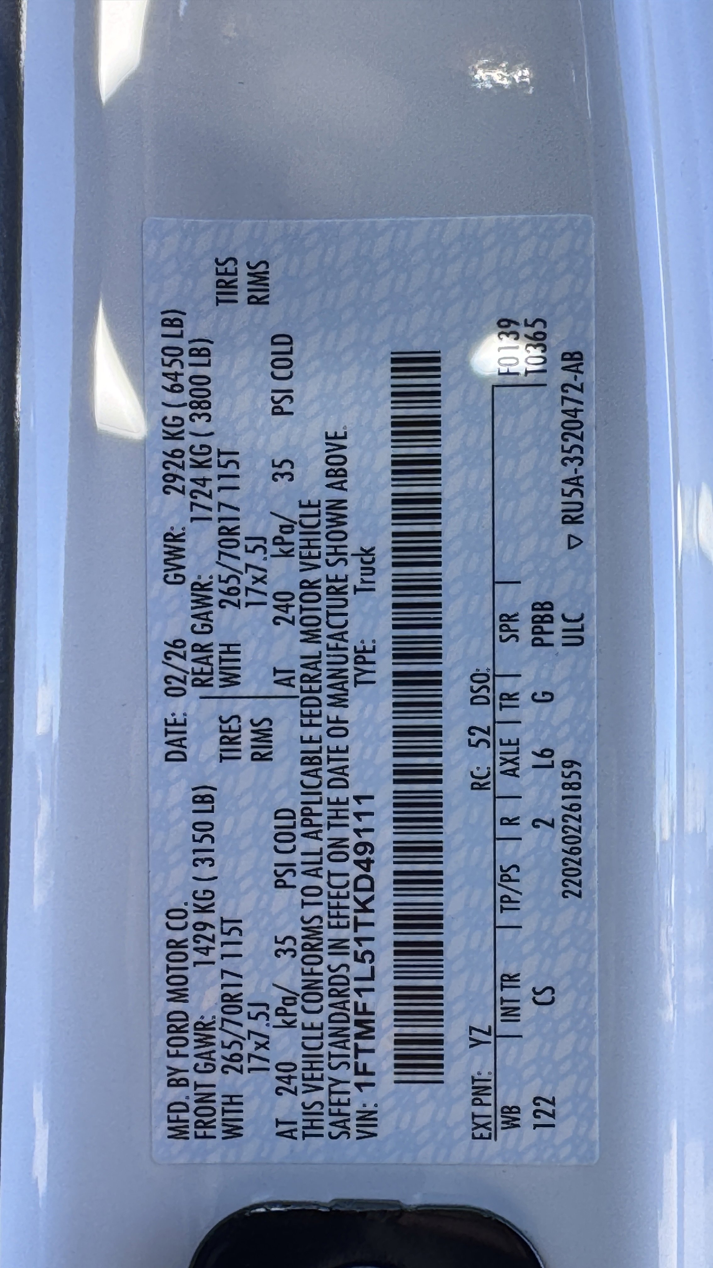 New 2026 Ford F150 XL image 13