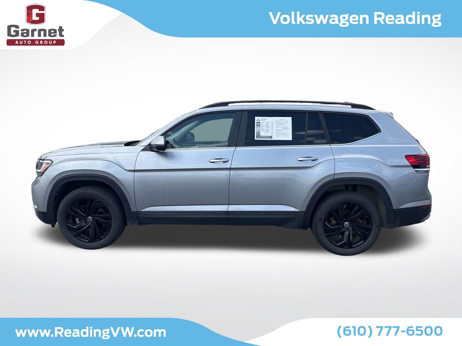 Used 2023 Volkswagen Atlas SE w/ Panoramic Sunroof Package AWD/4WD image 2