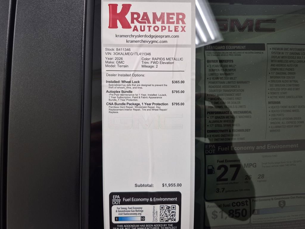 New 2026 GMC Terrain Elevation w/ Technology Package II image 35