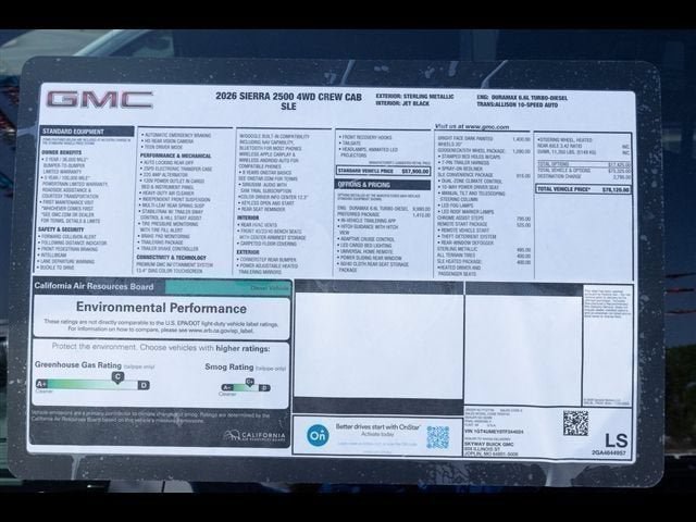New 2026 GMC Sierra 2500 SLE w/ Preferred Package AWD/4WD image 36