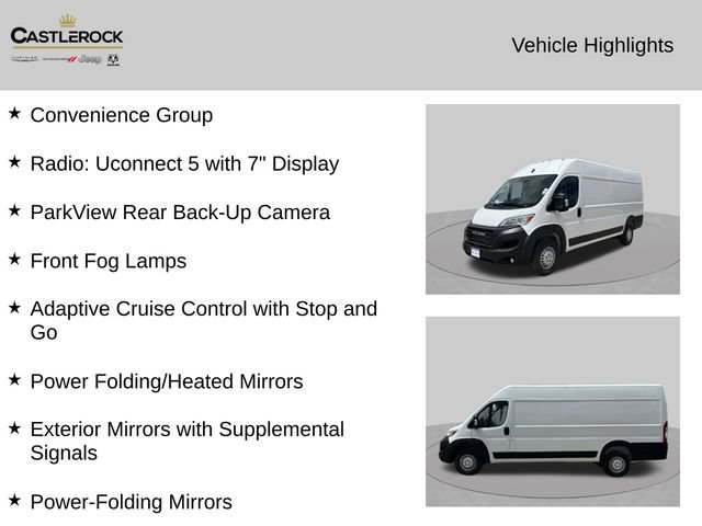 New 2026 RAM ProMaster 3500 w/ Convenience Group FWD image 2