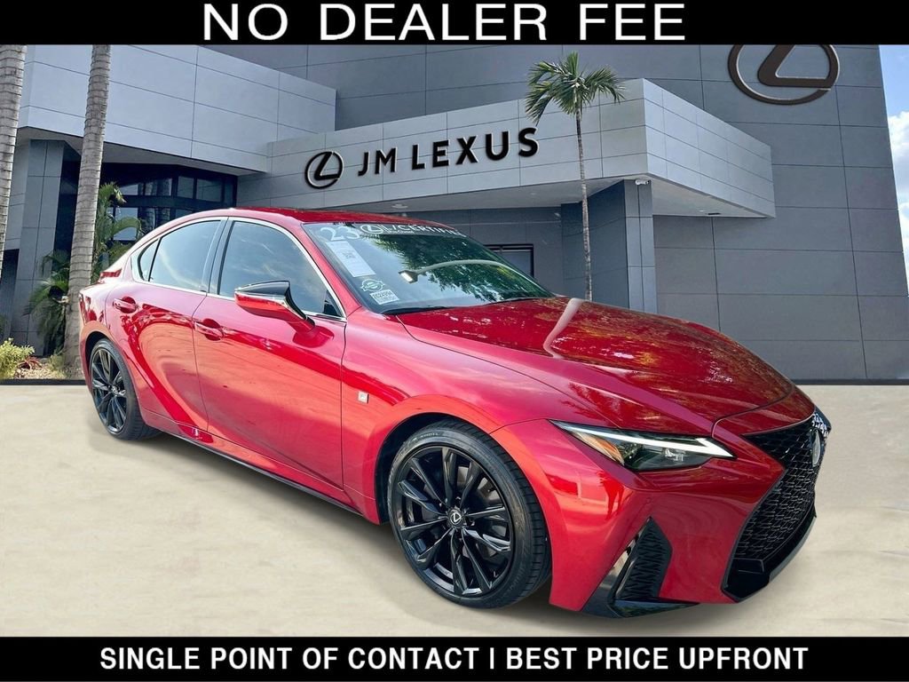 Certified 2023 Lexus IS 350 F Sport w/ Memory Package RWD image 1