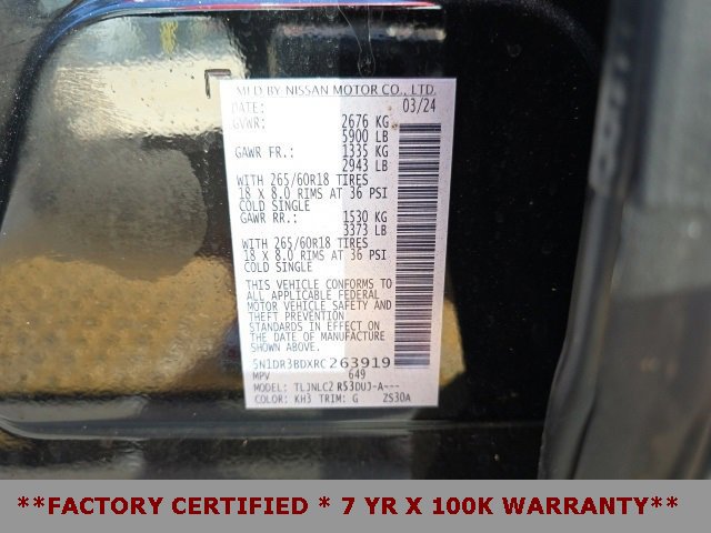 Certified 2024 Nissan Pathfinder Rock Creek image 33