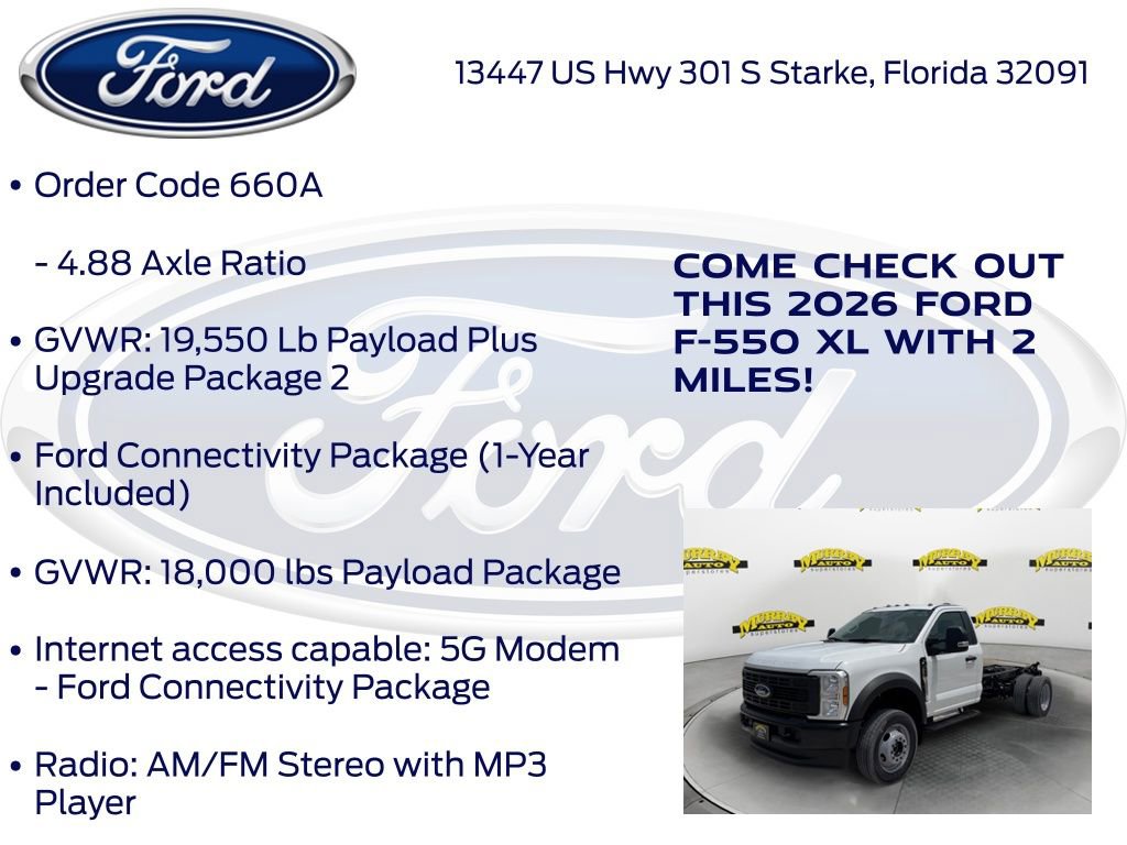 New 2026 Ford F550 4x4 Regular Cab Super Duty image 15