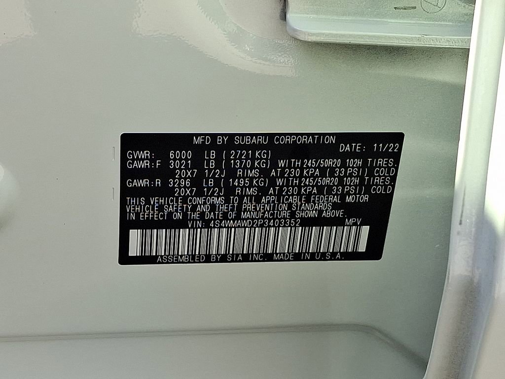 Used 2023 Subaru Ascent Touring image 28