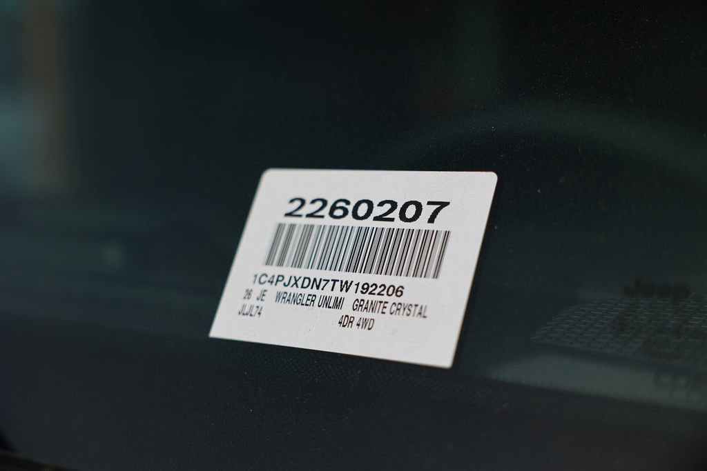 New 2026 Jeep Wrangler Sport S image 37