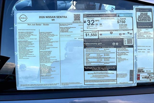 New 2026 Nissan Sentra SR image 13