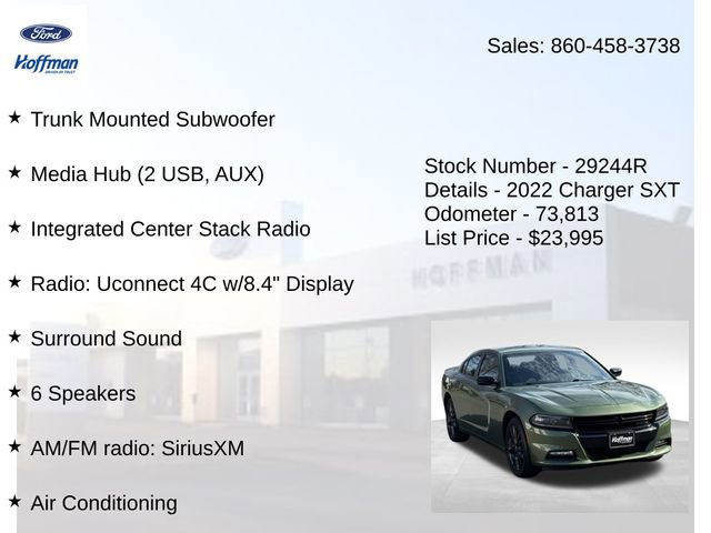 Used 2022 Dodge Charger SXT w/ Blacktop Package AWD/4WD image 15
