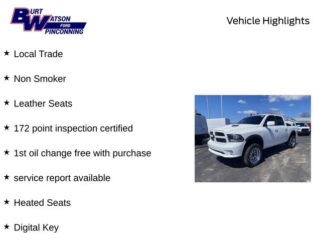 Used 2014 RAM 1500 Sport w/ Sport Premium Group AWD/4WD image 9