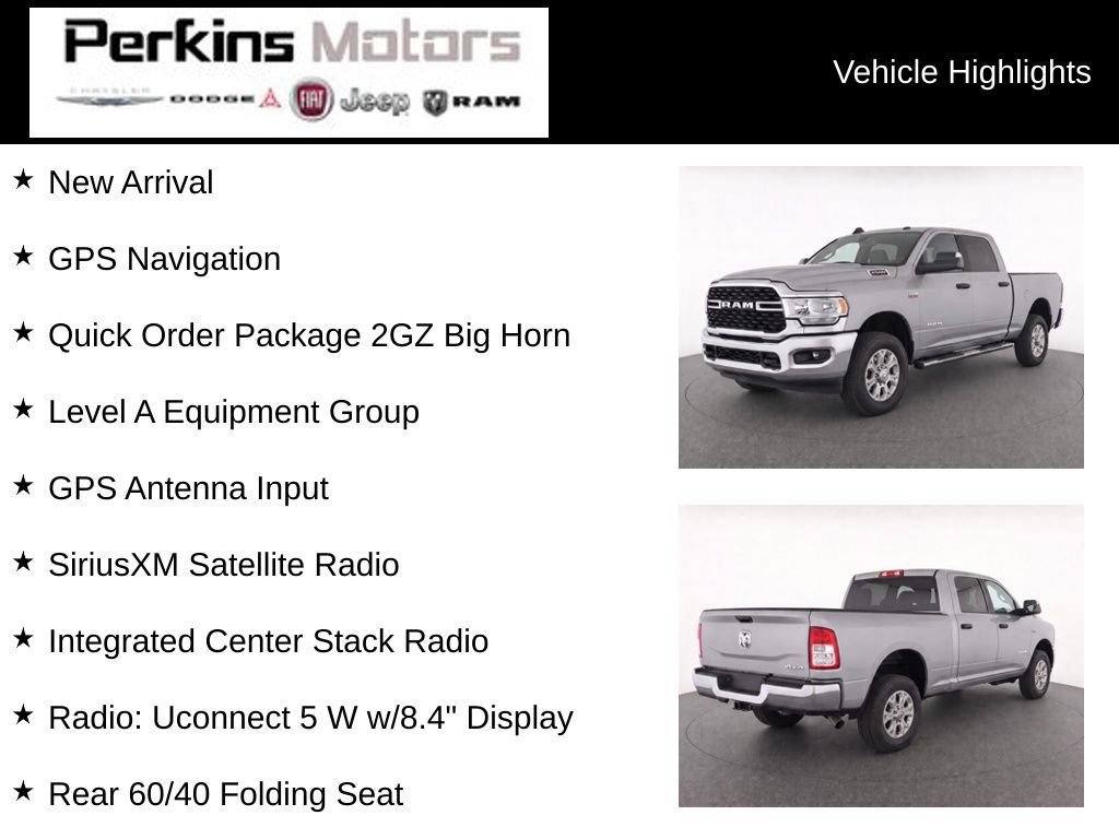 Used 2022 RAM 2500 Big Horn w/ Level A Equipment Group AWD/4WD image 14