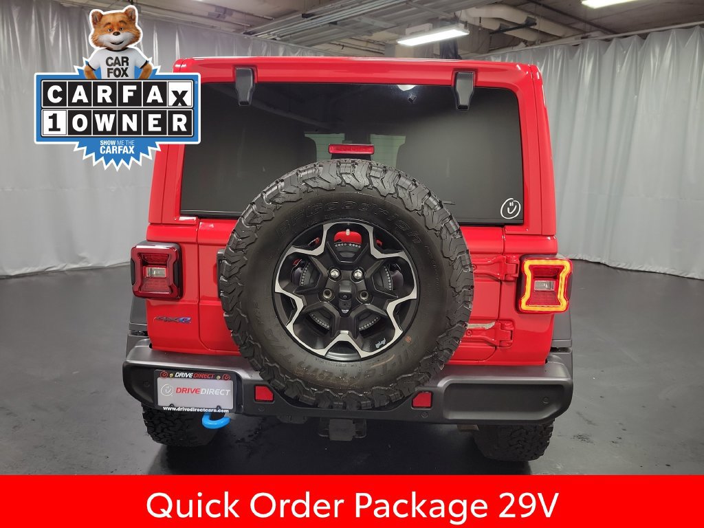 Used 2021 Jeep Wrangler Unlimited Rubicon 4xe w/ Cold Weather Group AWD/4WD image 7