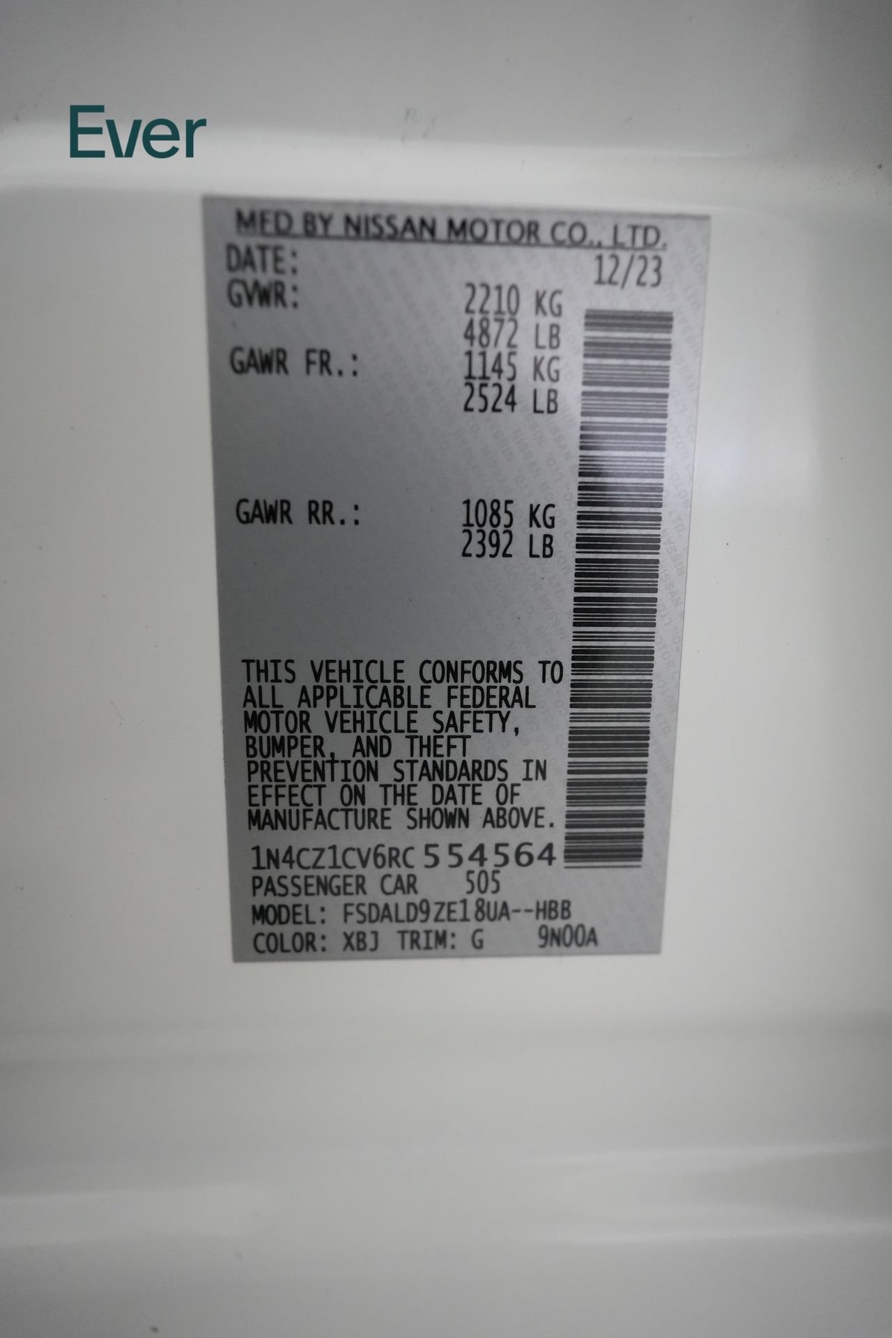 Used 2024 Nissan Leaf SV Plus FWD image 28
