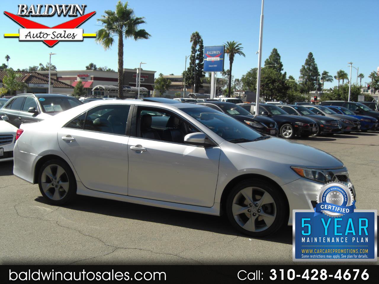 Used 2013 Toyota Camry SE w/ Leather Pkg image 1