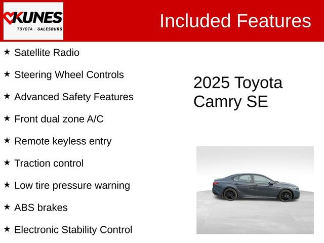Used 2025 Toyota Camry SE image 3