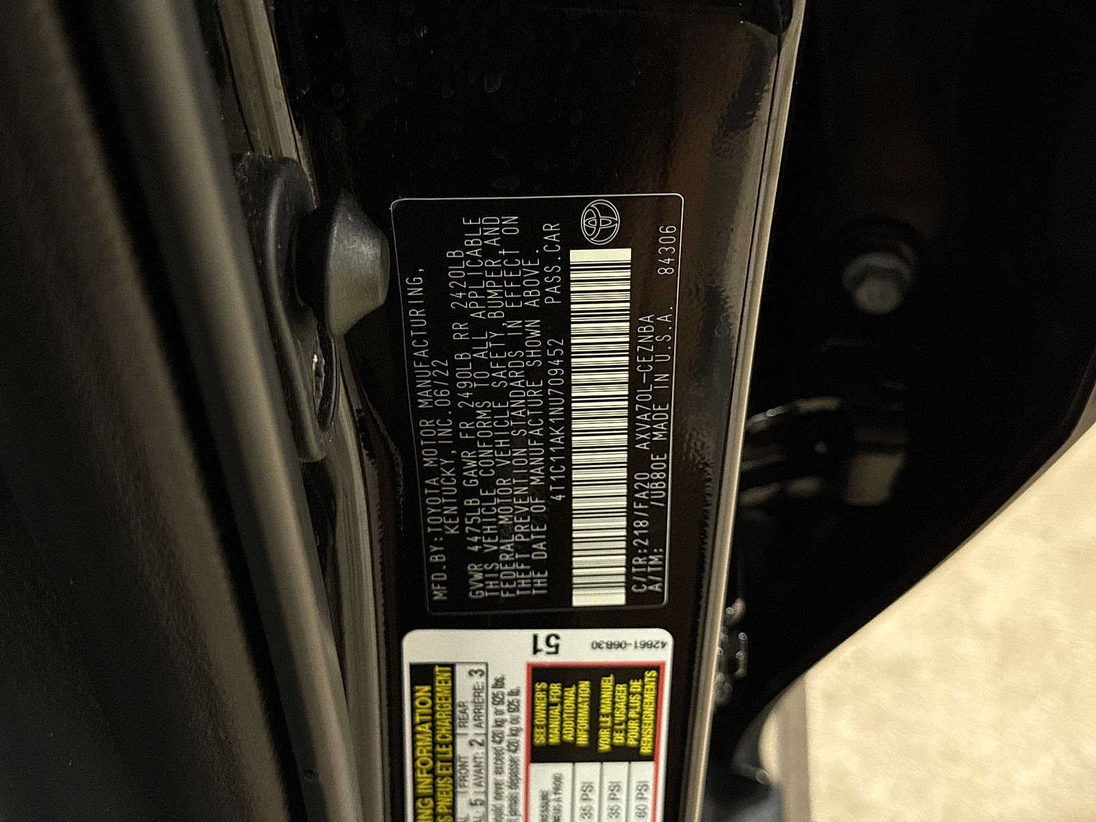 Certified 2022 Toyota Camry LE FWD image 14