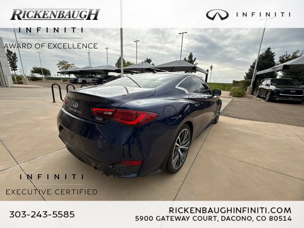 Certified 2022 INFINITI Q60 3.0t Luxe w/ Essential Package RWD image 6