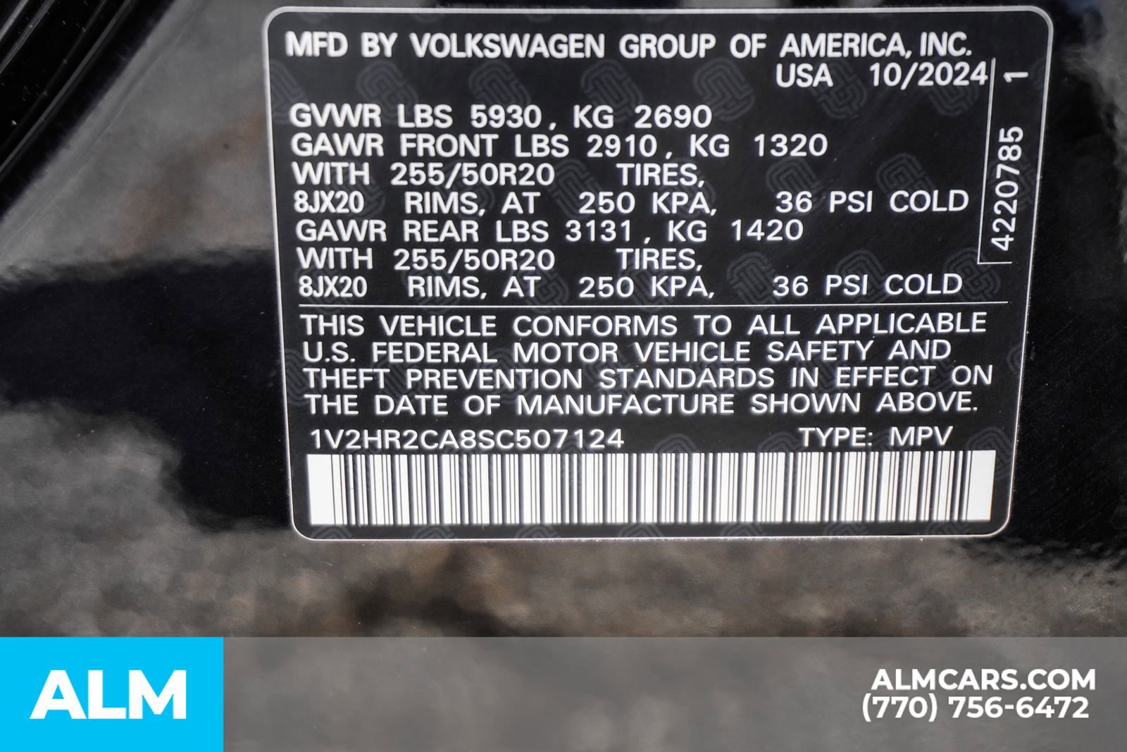 Used 2025 Volkswagen Atlas SE image 65