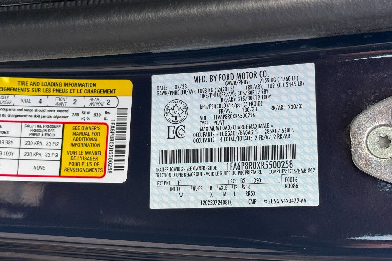 Used 2024 Ford Mustang Dark Horse w/ Dark Horse Handlin Package RWD image 27