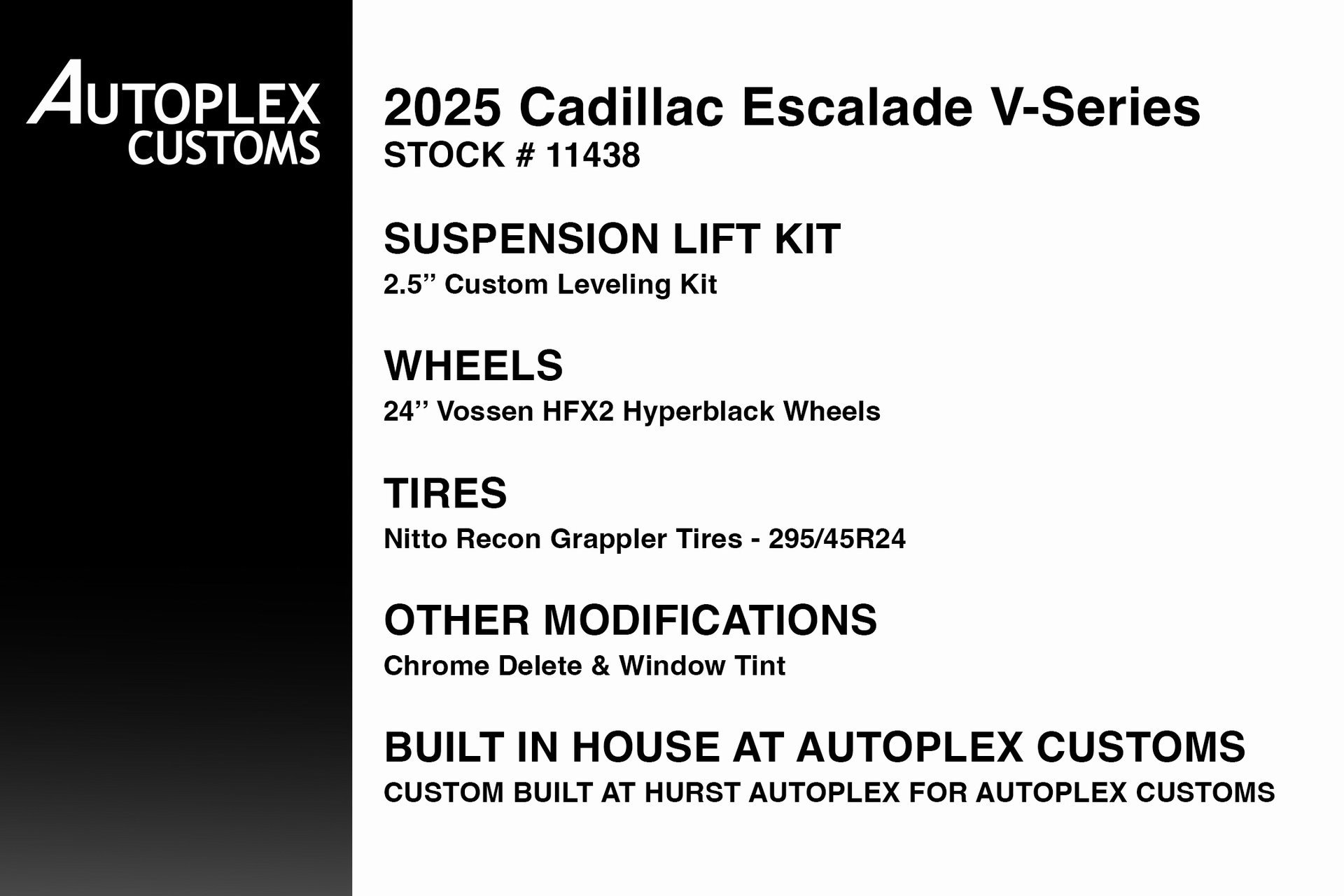 Used 2025 Cadillac Escalade V w/ LPO, ONYX Package image 2