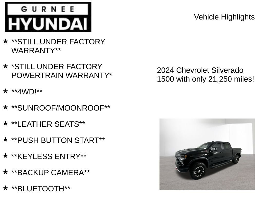 Used 2024 Chevrolet Silverado 1500 ZR2 w/ Technology Package image 8