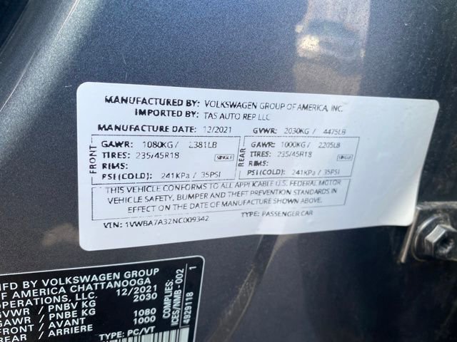 Used 2022 Volkswagen Passat 2.0T image 23