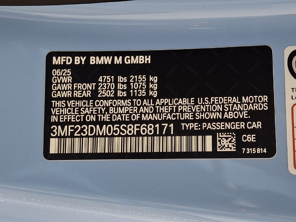 Used 2025 BMW M2 w/ Lighting Package RWD image 27