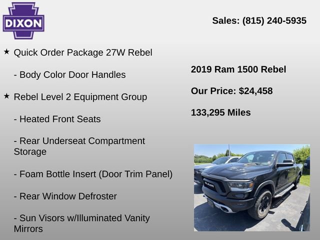 Used 2019 RAM 1500 Rebel w/ Rebel Level 2 Equipment Group AWD/4WD image 4