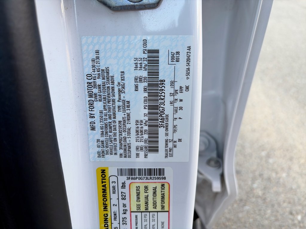 Used 2020 Ford Fusion S FWD image 35