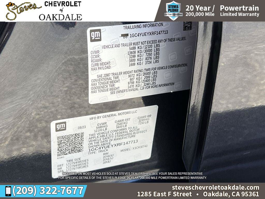 Certified 2024 Chevrolet Silverado 3500 LTZ w/ LTZ Premium Package AWD/4WD image 38