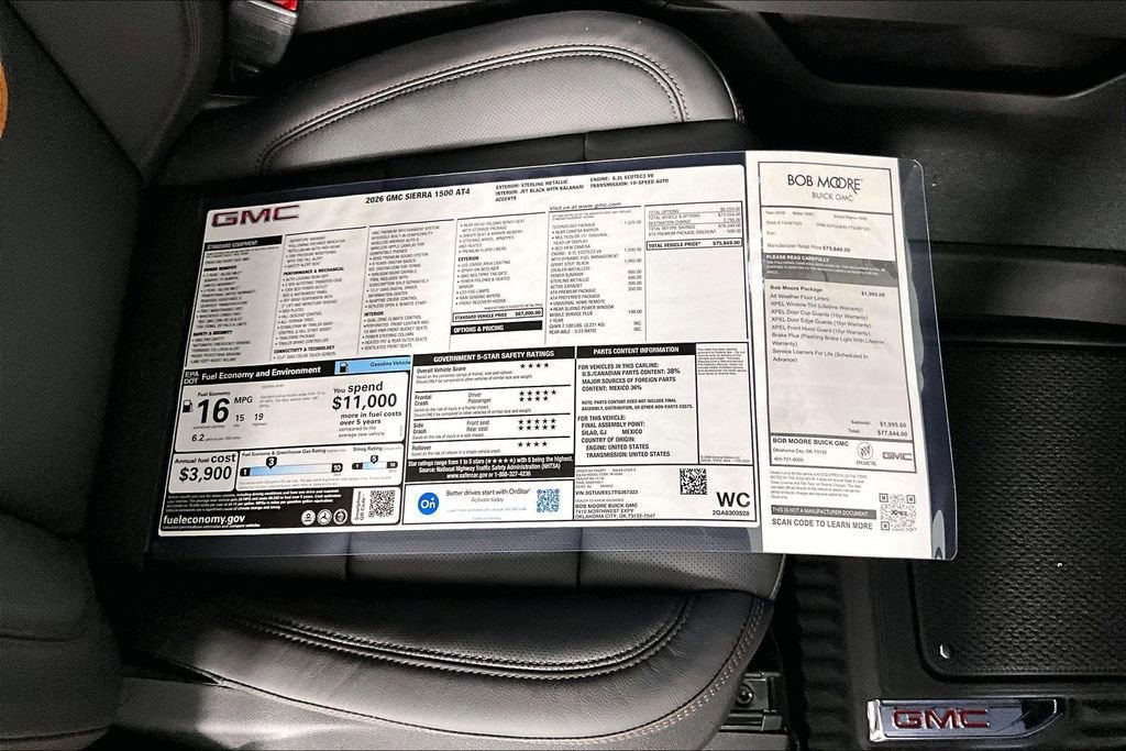 New 2026 GMC Sierra 1500 AT4 w/ AT4 Premium Package AWD/4WD image 14