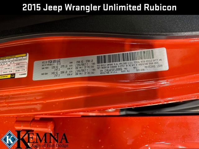 Used 2015 Jeep Wrangler Unlimited Rubicon w/ Connectivity Group image 27