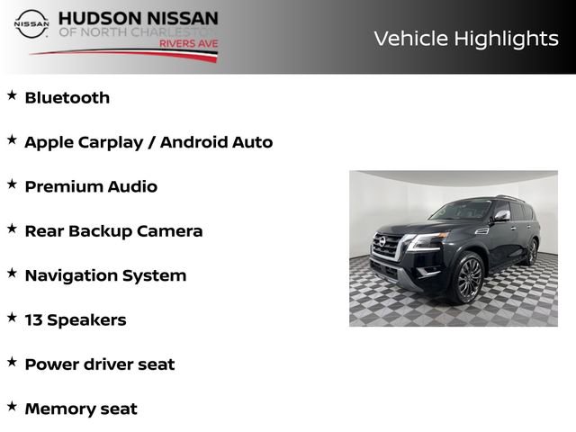 Used 2024 Nissan Armada Platinum w/ Captain's Chairs Package image 9