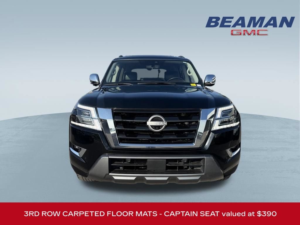 Used 2023 Nissan Armada Platinum w/ Captain's Chairs Package RWD image 2