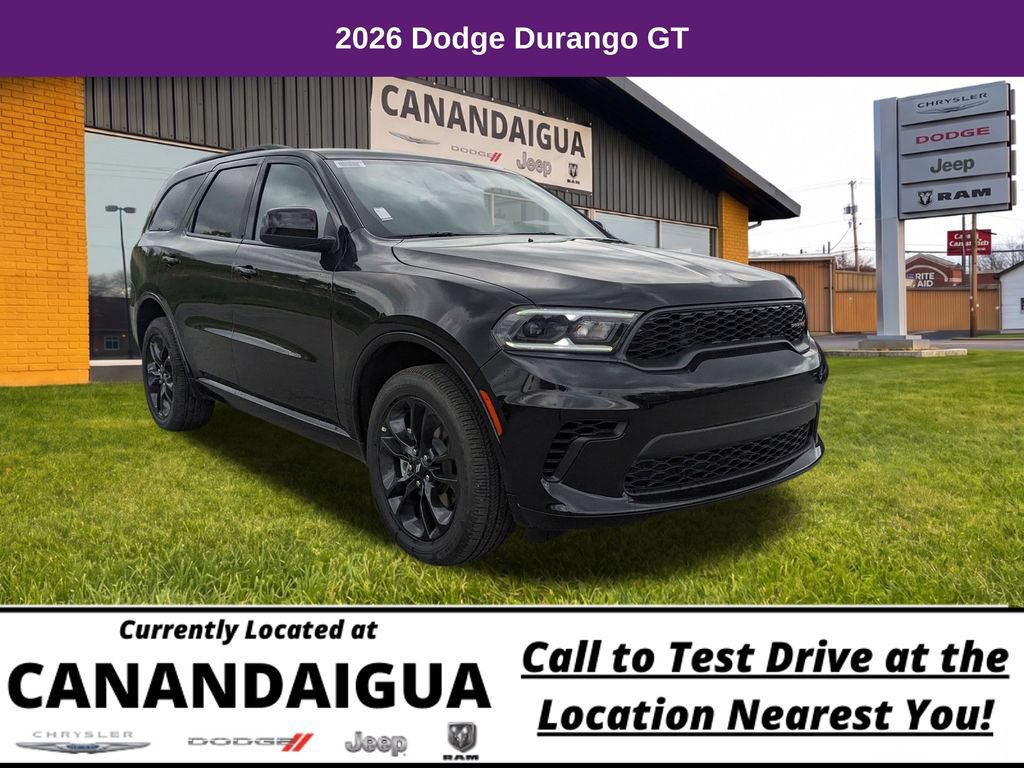 New 2026 Dodge Durango GT w/ Blacktop Package