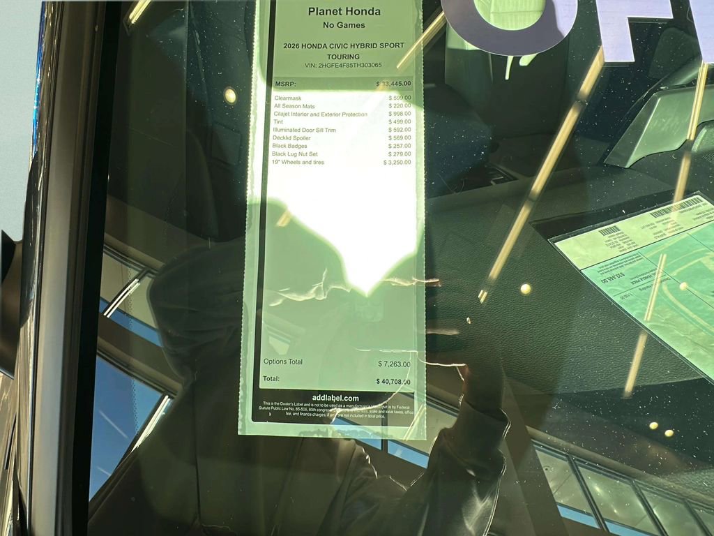 New 2026 Honda Civic Sport Touring image 2