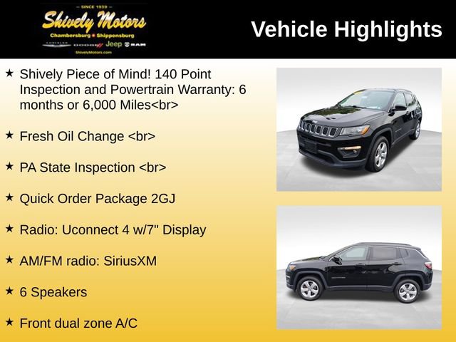 Used 2019 Jeep Compass Latitude AWD/4WD image 7