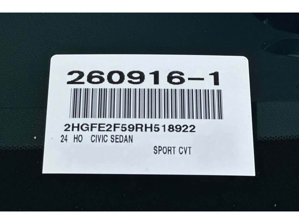 Certified 2024 Honda Civic Sport image 54