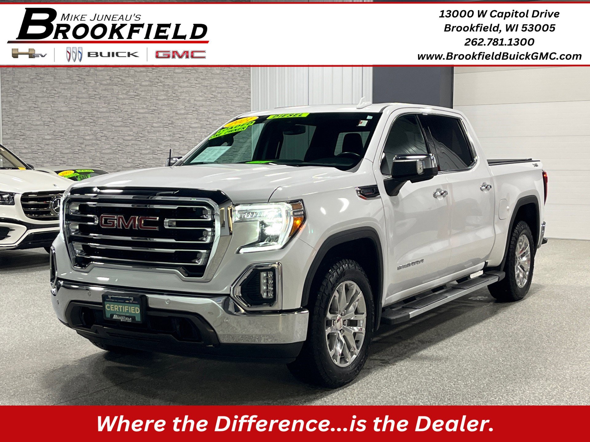 Certified 2021 GMC Sierra 1500 SLT w/ SLT Premium Plus Package image 1