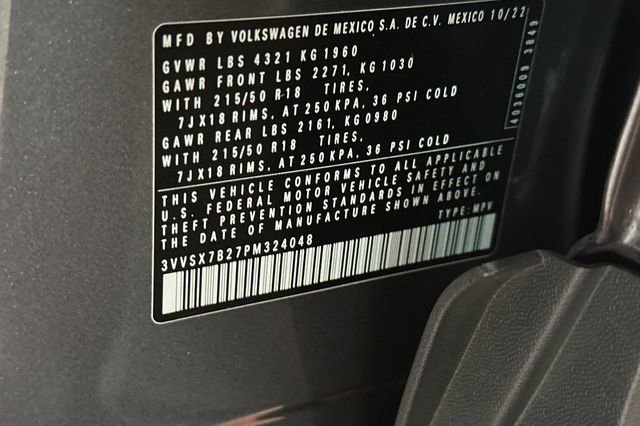 Certified 2023 Volkswagen Taos SE w/ Black Wheel Package image 40