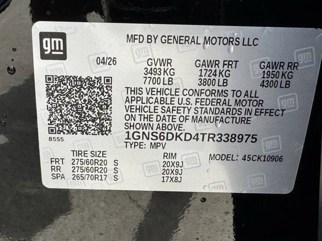 New 2026 Chevrolet Suburban Z71 w/ Comfort Package AWD/4WD image 29