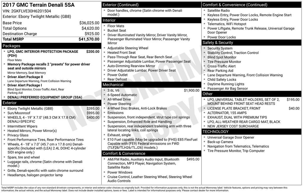 Used 2017 GMC Terrain Denali image 4