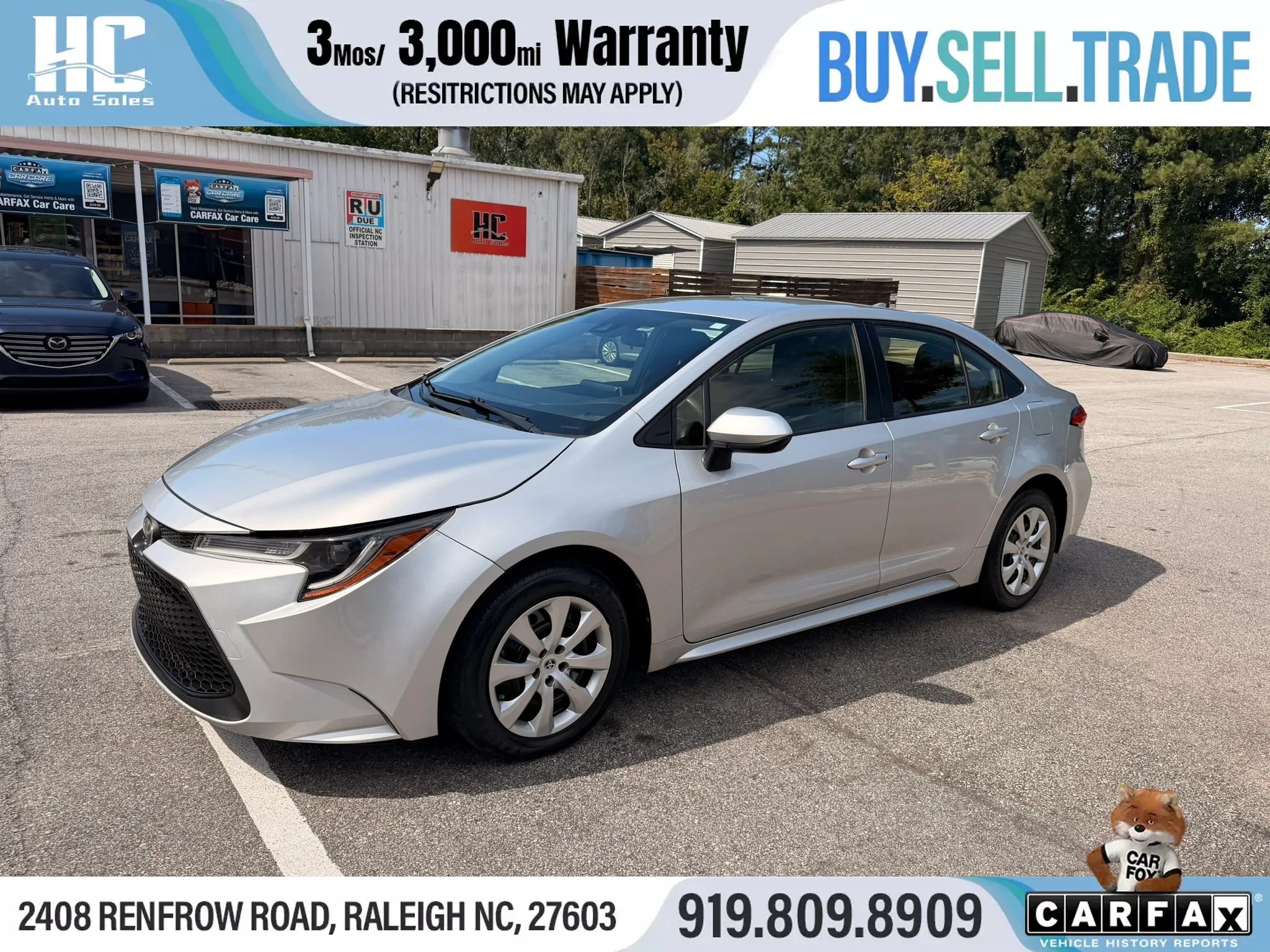 Used 2021 Toyota Corolla LE FWD image 1